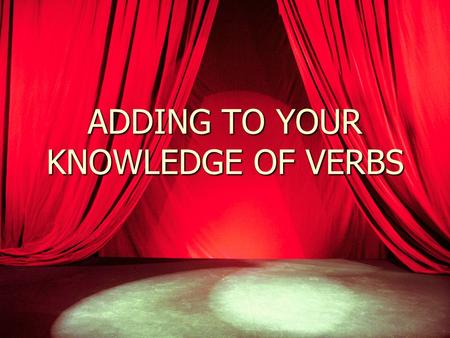 ADDING TO YOUR KNOWLEDGE OF VERBS. NOW LET’S MOVE TO A NEW TENSE: THE PRESENT PROGRESSIVE FORMULA: FORMULA: –A FORM OF ESTAR---  ESTOY, ESTÁS, ESTÁ,