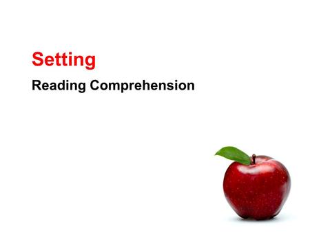 Reading Comprehension