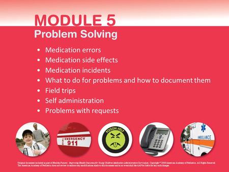 Medication side effects Medication incidents