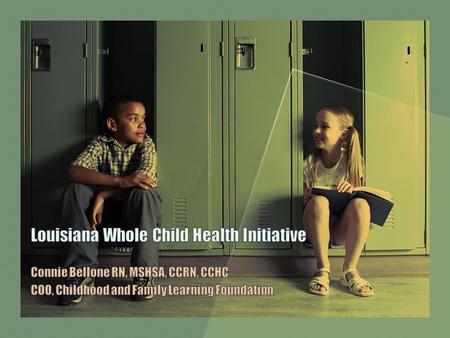 The educational success for Louisiana students IS the key to a healthier, more economically successful state. Education and Health Care systems have.