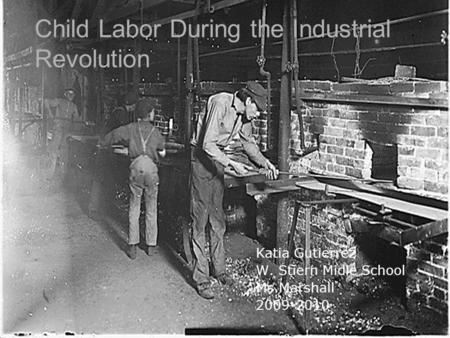 Child Labor During the Industrial Revolution