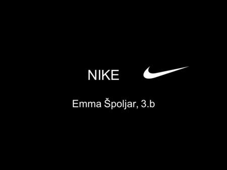 NIKE Emma Špoljar, 3.b.