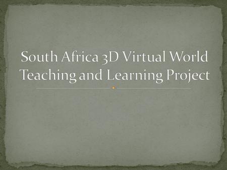 International multi-disciplinary team with demonstrated track record in: curriculum development; effective use of educational technologies; educational.