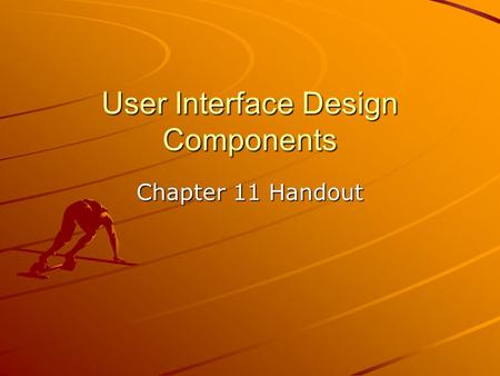 User Interface Design Components