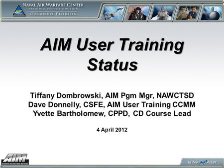 AIM User Training Status