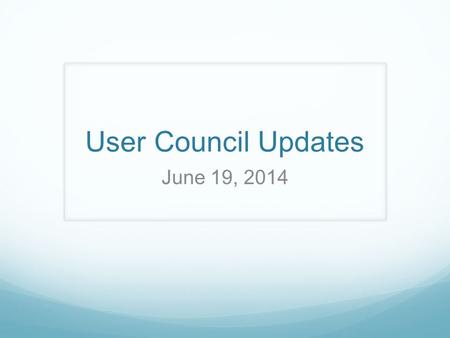 User Council Updates June 19, 2014. New Graduation Requirements Available on the ODE WebsiteODE Website The new graduation requirements that take effect.