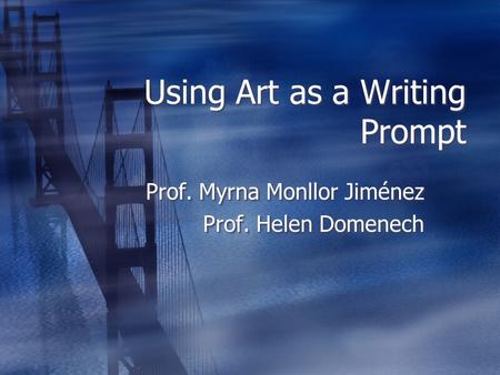 Using Art as a Writing Prompt