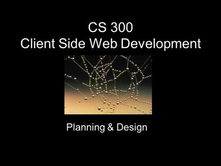 CS 300 Client Side Web Development