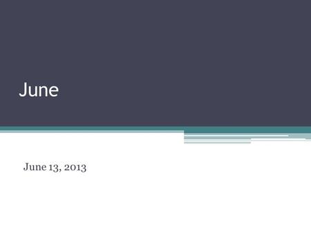 June June 13, 2013. PROCUREMENT REQUIREMENTS for Nonvisual Access technology Accessibility.