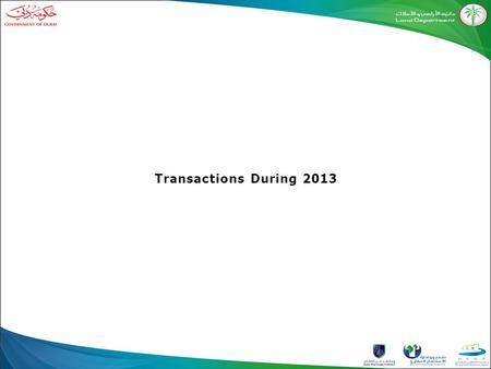 Transactions During 2013. Total Transactions During 2013 Values Number of Procedures 117,91248,060 Sales 109,72312,345 Mortgage 9,1043,247 Other 236,73963,652.