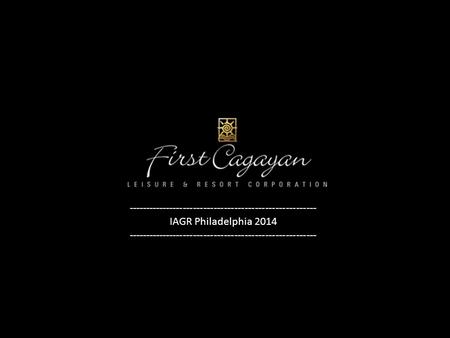 ------------------------------------------------------- IAGR Philadelphia 2014 -------------------------------------------------------