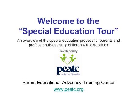 Parent Educational Advocacy Training Center