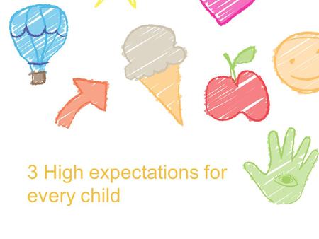 3 High expectations for every child