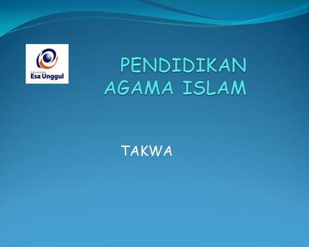 PENDIDIKAN AGAMA ISLAM