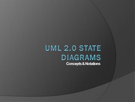 Concepts & Notations. Acknowledgements  The material in this tutorial is based in part on: Concurrency: State Models & Java Programming, by Jeff Magee.