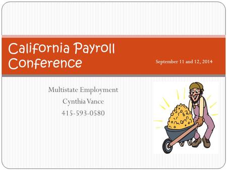 California Payroll Conference