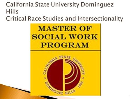 1. Aims of the module: Understand CRT better and consider its application to various dimensions of social work practice; Examine own biases in order to.