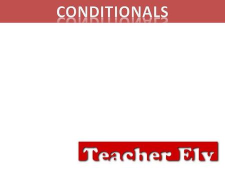 What are Conditionals? Conditionals are sentences that explain a particular situation of circumstance. If a certain condition is true, then a particular.