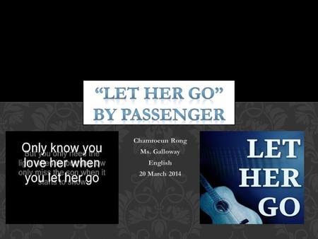 This song is about heartbreak. Because one person sad and he only need his lover when he let her go. The guy left his girlfriend and he sad. He miss her.