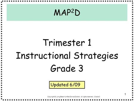 Instructional Strategies