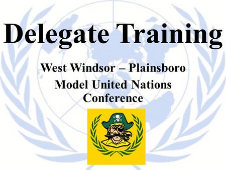 West Windsor – Plainsboro Model United Nations Conference