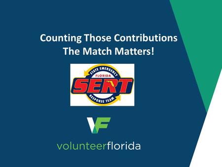 Counting Those Contributions The Match Matters!. Authority Sections 403(a), Essential Assistance and 502, Federal Emergency Assistance, of the Robert.