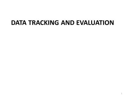 DATA TRACKING AND EVALUATION 1. Goal of the STEP program: To increase the number of STEM graduates within the five-year period of the grant. You have.