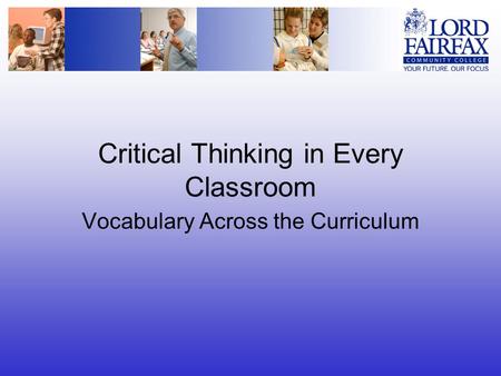 Critical Thinking in Every Classroom Vocabulary Across the Curriculum.