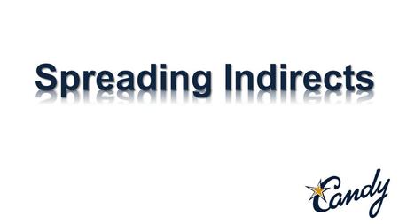 Spreading Indirect Costs over the BOQ This Candy facility allows you to manage the spread of Indirect Costs over bill items in a controlled manner. What.