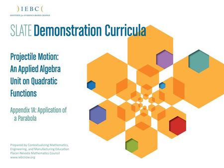 2013 IEBC www.iebcnow.org For more information on SLATE Demonstration Curricula, contact: Shelly Valdez, Ed.D IEBC Director of Educational Collaboration.