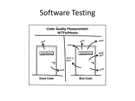 Software Testing. Legacy Code Problem Does this accurately describe a Rick-roll?