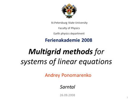 systems of linear equations