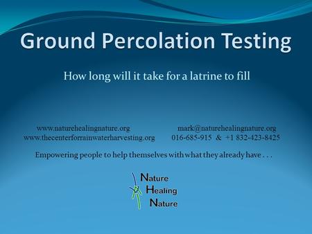 How long will it take for a latrine to fill   016-685-915.