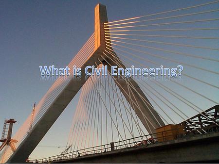 What is Civil Engineering?