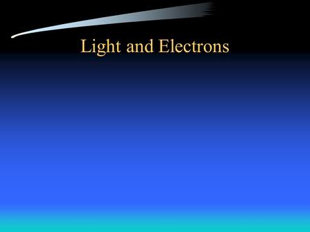 Light and Electrons. Draw an atom of Lithium. Did you draw this? Why did you draw the electrons in rings around the nucleus?