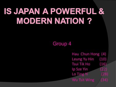 Hau Chun Hong (4) Leung Yu Hin (10) Tsui Tik Ho (16) Ip Sze Yin (22) Lo Ting Yi (28) Wu Tsit Wing (34) Group 4.