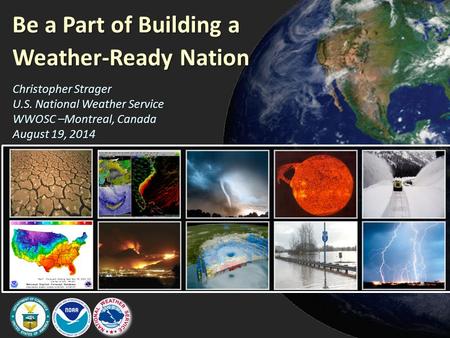 Be a Part of Building a Weather-Ready Nation