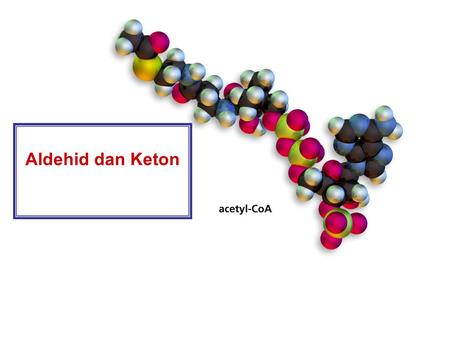 Aldehid dan Keton.