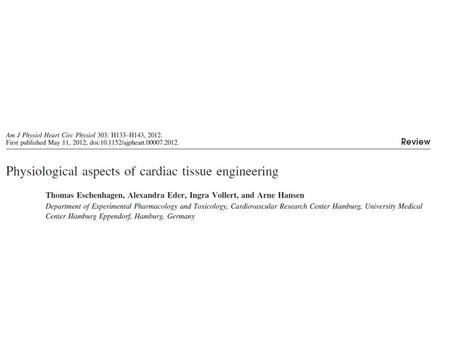 Tissue Engineering Grow 3D tissues for implantation Grow 3D tissues for in vitro testing Need cardiovascular TE b/c cardiomyocytes don’t grow – Mixed.