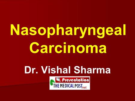 Nasopharyngeal Carcinoma