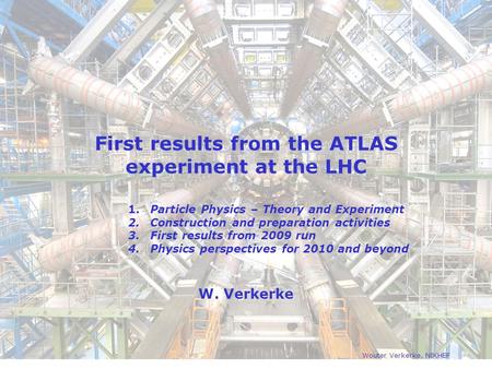 First results from the ATLAS experiment at the LHC