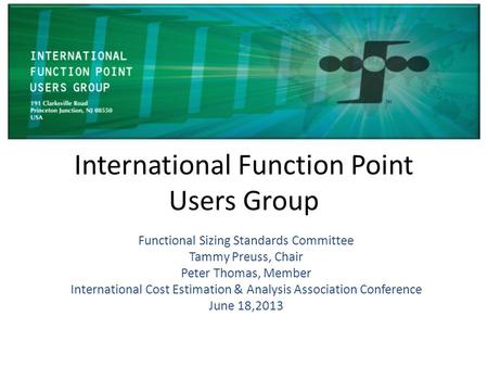 International Function Point Users Group