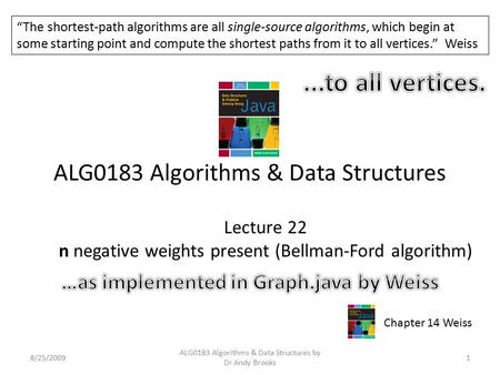 ALG0183 Algorithms & Data Structures