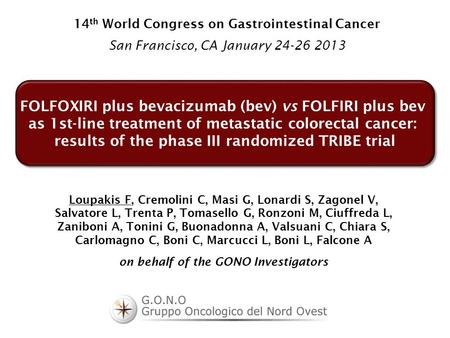 FOLFOXIRI plus bevacizumab (bev) vs FOLFIRI plus bev