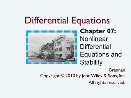 Differential Equations