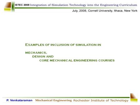 Mechanics Aerostructures (Aircraft Structures) An important course in the Aerospace Option Content is typical of advanced mechanics of materials Exposure.