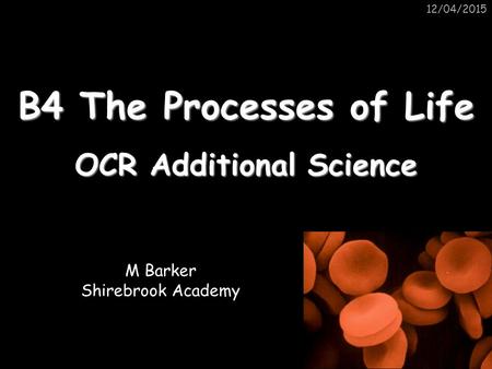 OCR Additional Science