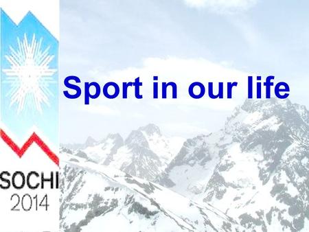 Sport in our life. Are you a sport’s fanatic? a– 5 points b – 3 points c- 0 point 1. It’s a cold, wet Sunday afternoon. Do you: a) go out and play a game?