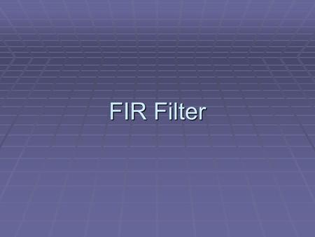 FIR Filter. C-Implementation (FIR filter) #include #include #include coeff_ccs_16int.h int in_buffer[300]; int out_buffer[300]; #define TRUE 1 /*Function.