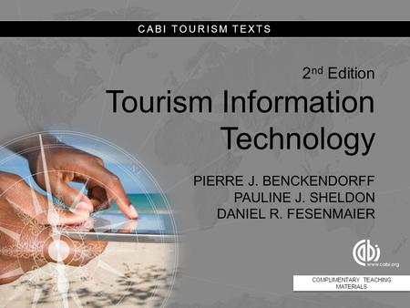 Travel Intermediaries and Information Technology